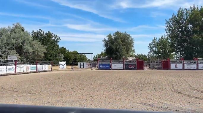 A bull briefly escaped the arena during a signature competition at this year’s Parma Inferno event Saturday night before being quickly recaptured
