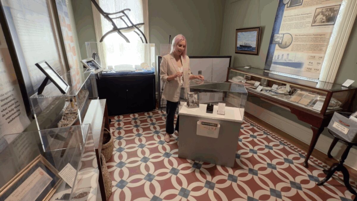 A room on the second floor of Denver's Molly Brown House Museum is now open to the public
