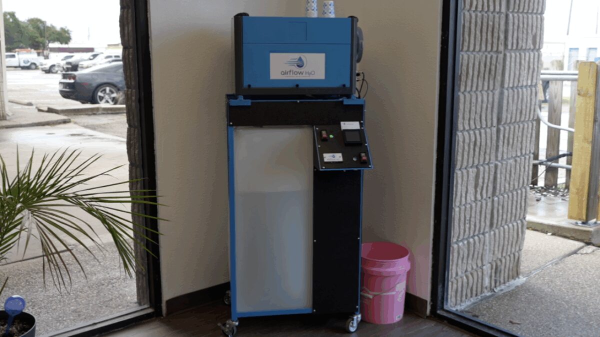 A South Side company is taking an innovative approach to a growing problem in the Coastal Bend — creating affordable atmospheric water generation systems that pull drinking water straight from the air.