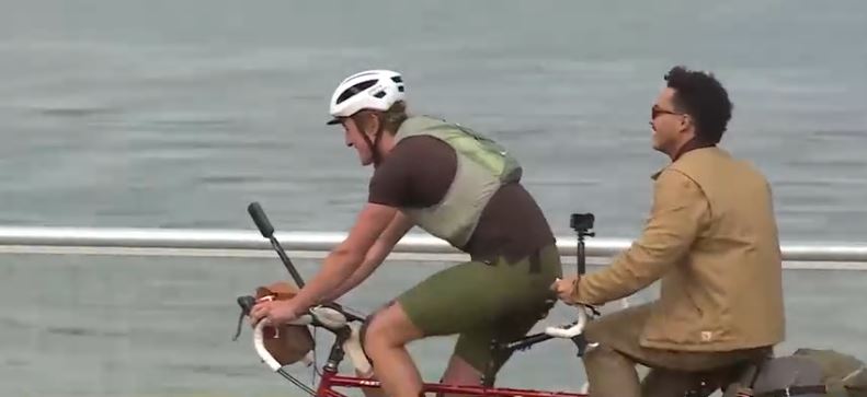 Tyler Mitic is biking the entire California coastline