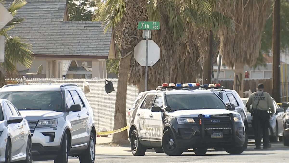 The suspect stayed at the scene and was taken into custody without incident.