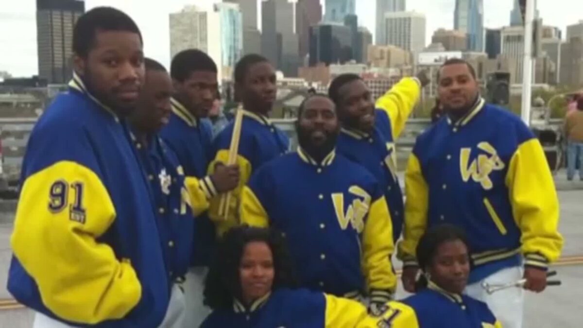The youth organization led a neighborhood parade through West Philadelphia before community members gathered for a block party and the unveiling of a new street sign honoring the group: West Powelton Steppers Way.