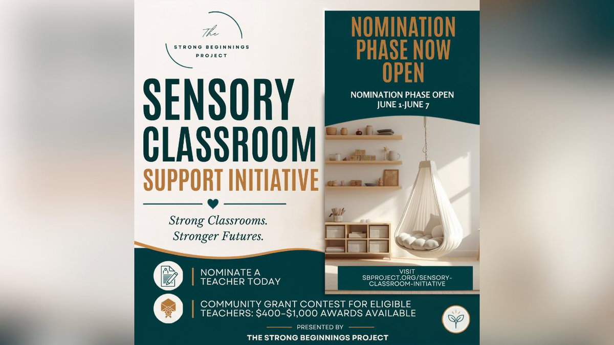 Strong Beginnings Project holds Sensory Classroom Initiative