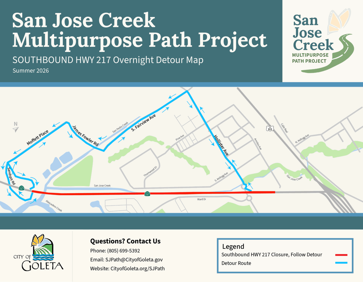 Southbound State Route Highway 217 Overnight Closures to Begin Monday