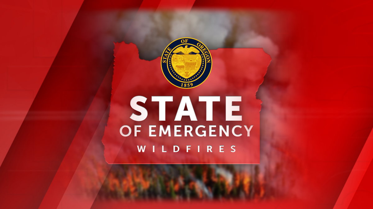 Governor declares state of emergency as wildfires threaten Central Oregon