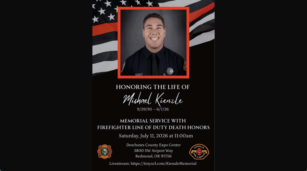 Redmond community to honor fallen firefighter/paramedic Michael Kienzle