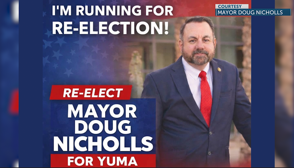Yuma Mayor Doug Nicholls campaign for reelection