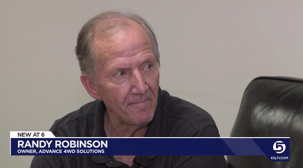 Randy Robinson of Advanced Four-Wheel Drive offered a spare van to help a family whose van was stolen on vacation.