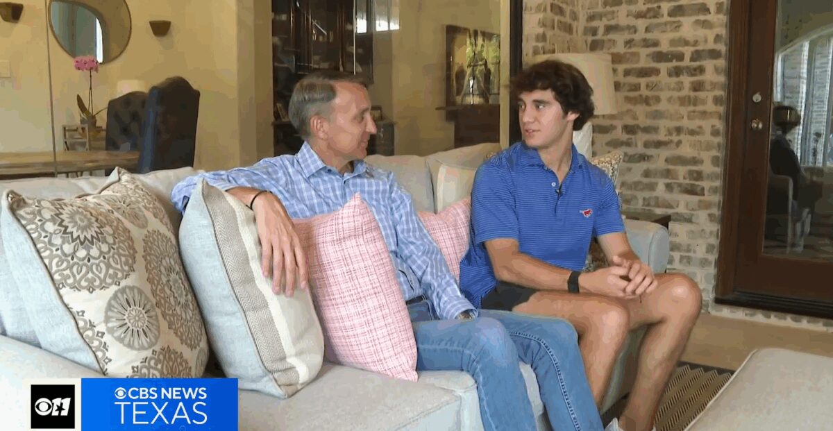 North Texas teen thrives after lifesaving kidney donation from his father.