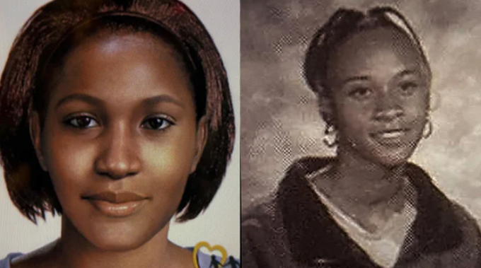 A composite sketch of "Chelsea Jane Doe" and Tiffany Bradley