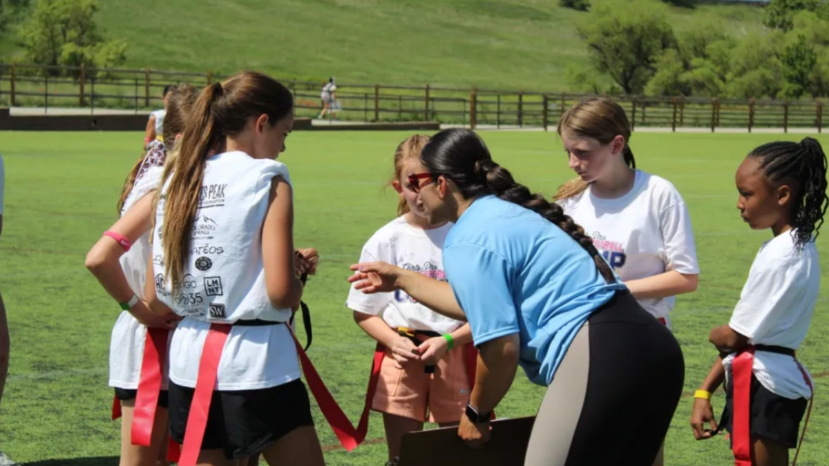 Pro women football players passing the torch as sport continues to grow
