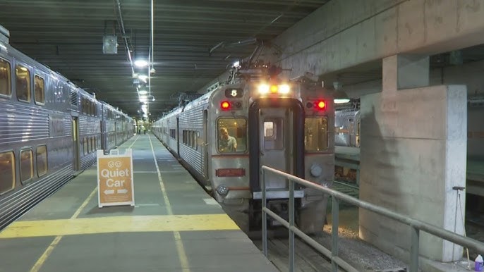 Train service on the South Shore Line was suspended after a derailment