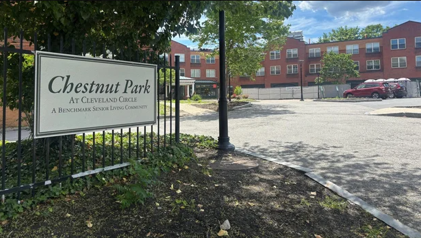 Chestnut Park at Cleveland Circle in Brighton.