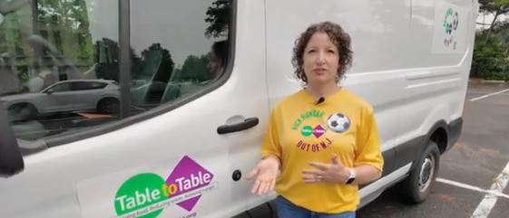 "We're packing up food for hundreds of meals that's already cooked