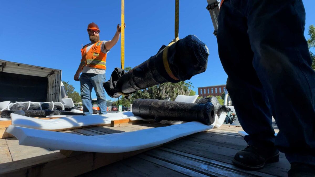 The Savannah History Museum plans to unveil the cannons to the public during a special event on the evening of July 2.