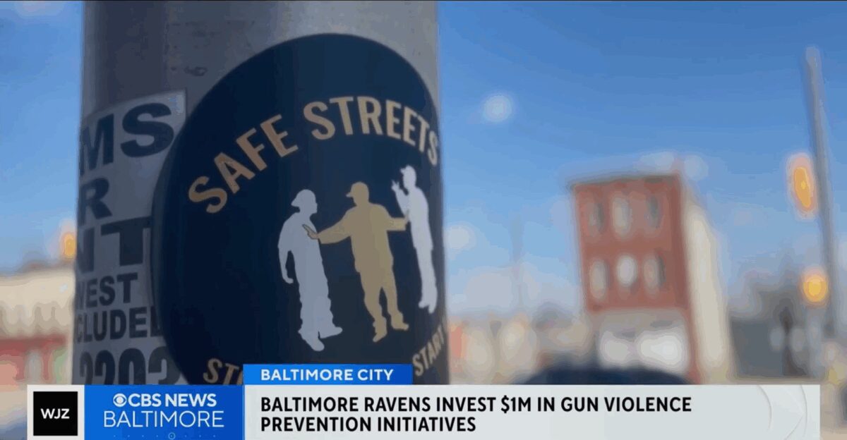 The Baltimore Ravens are investing $1 million in gun violence prevention initiatives across the city.