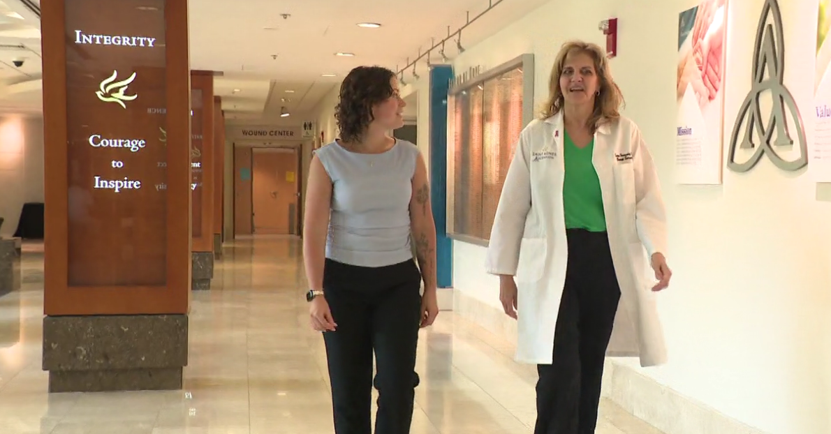 Shelby Bennoit was diagnosed with breast cancer after discovering a lump in her breast when she 22.
