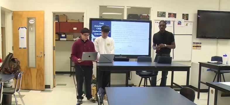 Three students from Atkins High School in Winston-Salem are heading to Washington