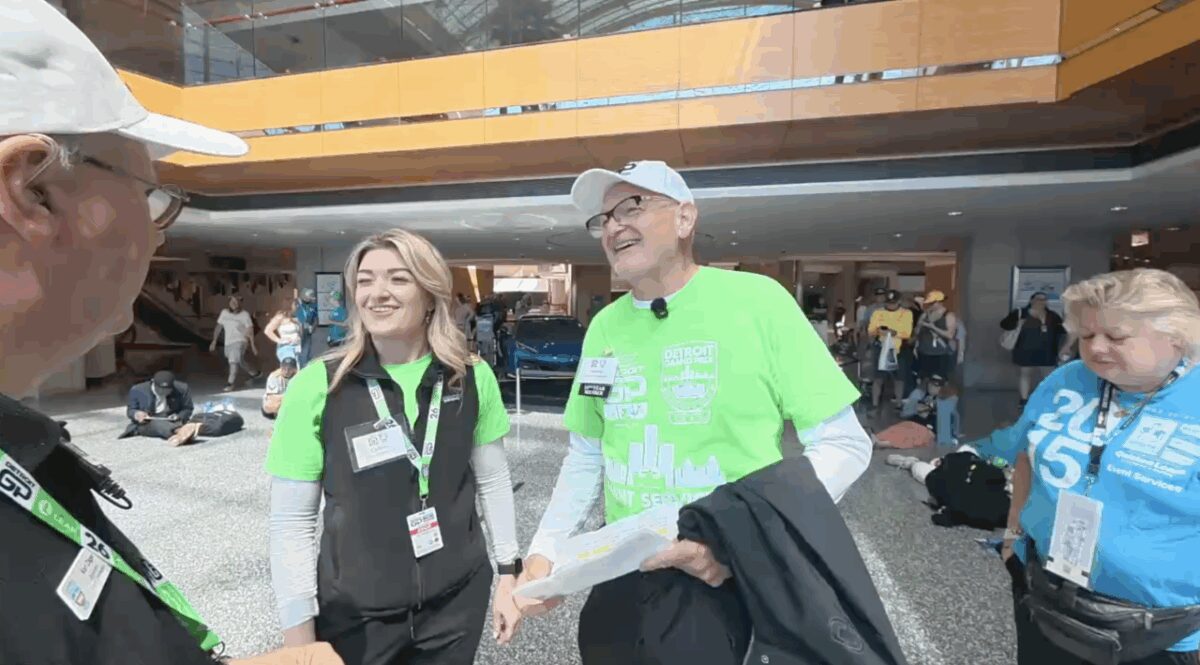 Among them is a father-daughter duo with a combined 18 years of service to the race — and a shared passion for showing Detroit at its best.