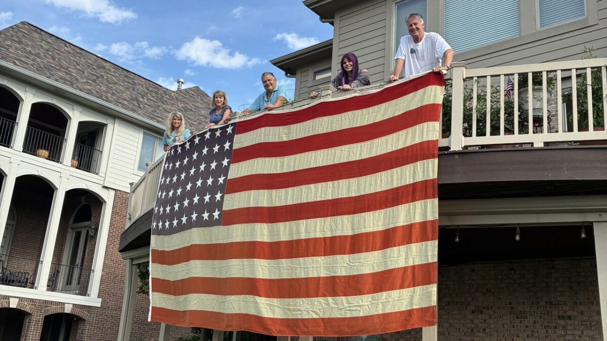 The Hofner family recently sent their decades-old flag to American Flags Express in Butler