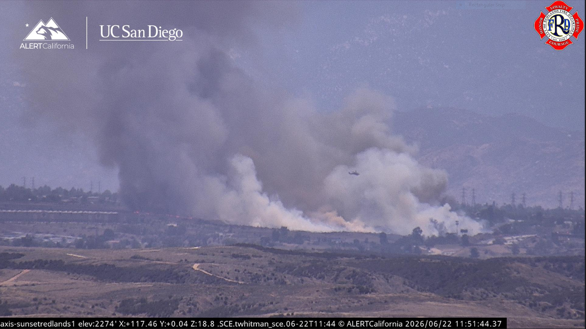 Vegetation Fire Burns 4–6 Acres Near Cherry Valley Boulevard; Air and Ground Resources Respond
