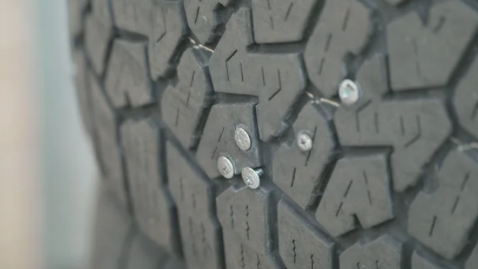 Screws that fell off a truck on Highway 285 lodged into the tires of dozens of vehicles.