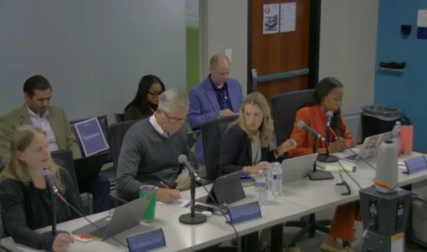 Members of the Denver Public Schools board vote May 20 to terminate the employment of Jennifer Honka