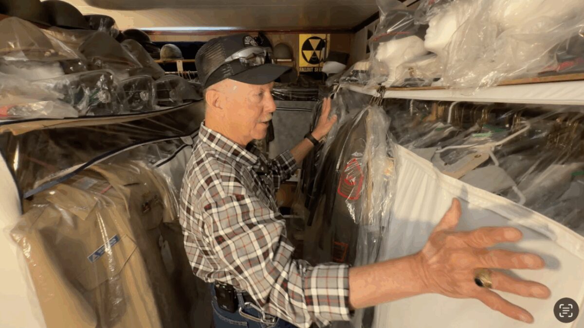 Barry Hildebrant's basement holds an estimated 100