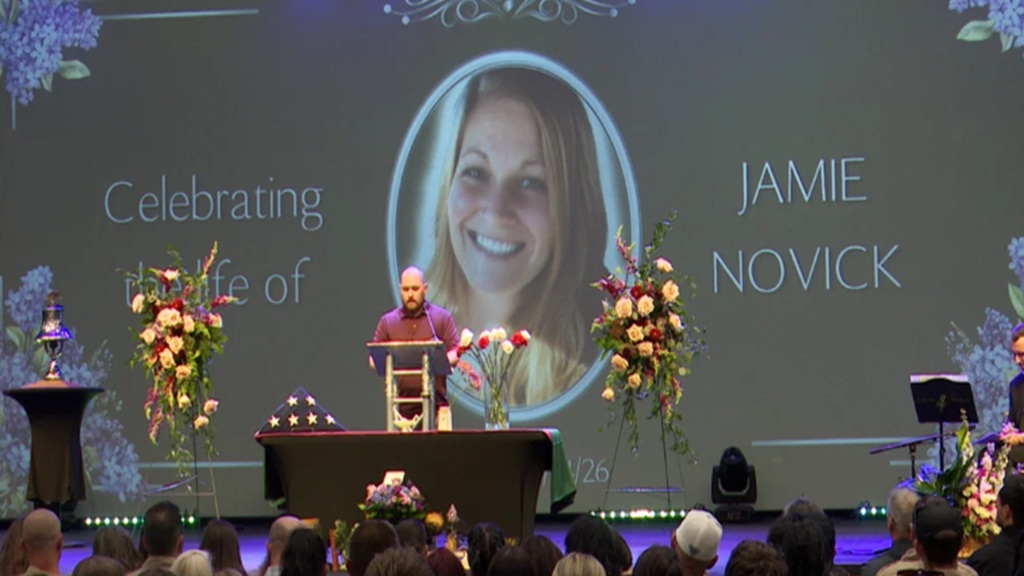The community gathered on Wednesday to celebrate the life and legacy of Jamie Novick