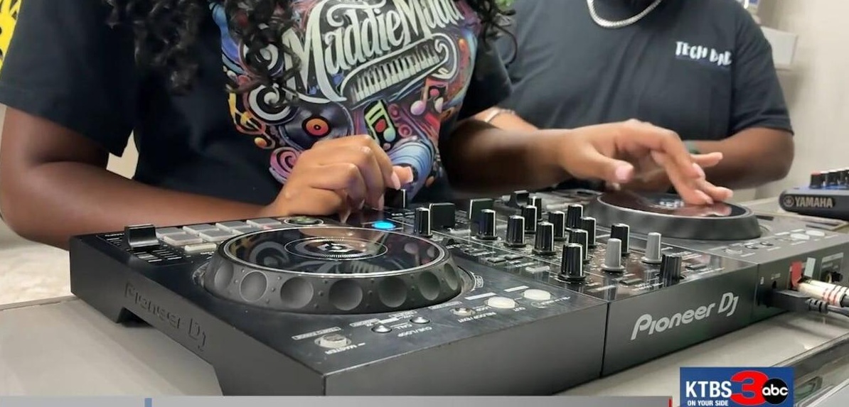 17-year-old Madison Coleman is known professionally as DJ Maddie Mad.