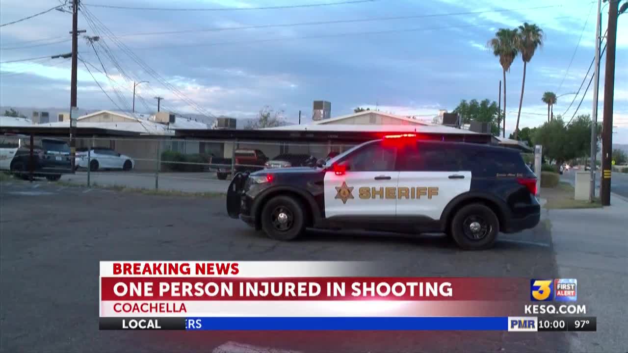 Man injured in Coachella shooting