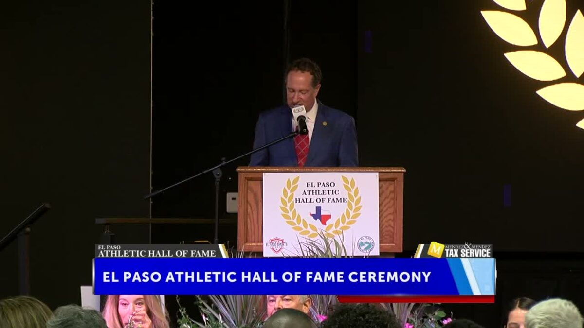 WATCH: El Paso Athletic Hall of Fame inducts class of 2026