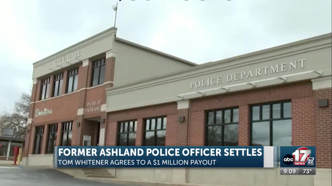 Former Ashland police officer settles lawsuit with city for $1 million; city still faces another suit