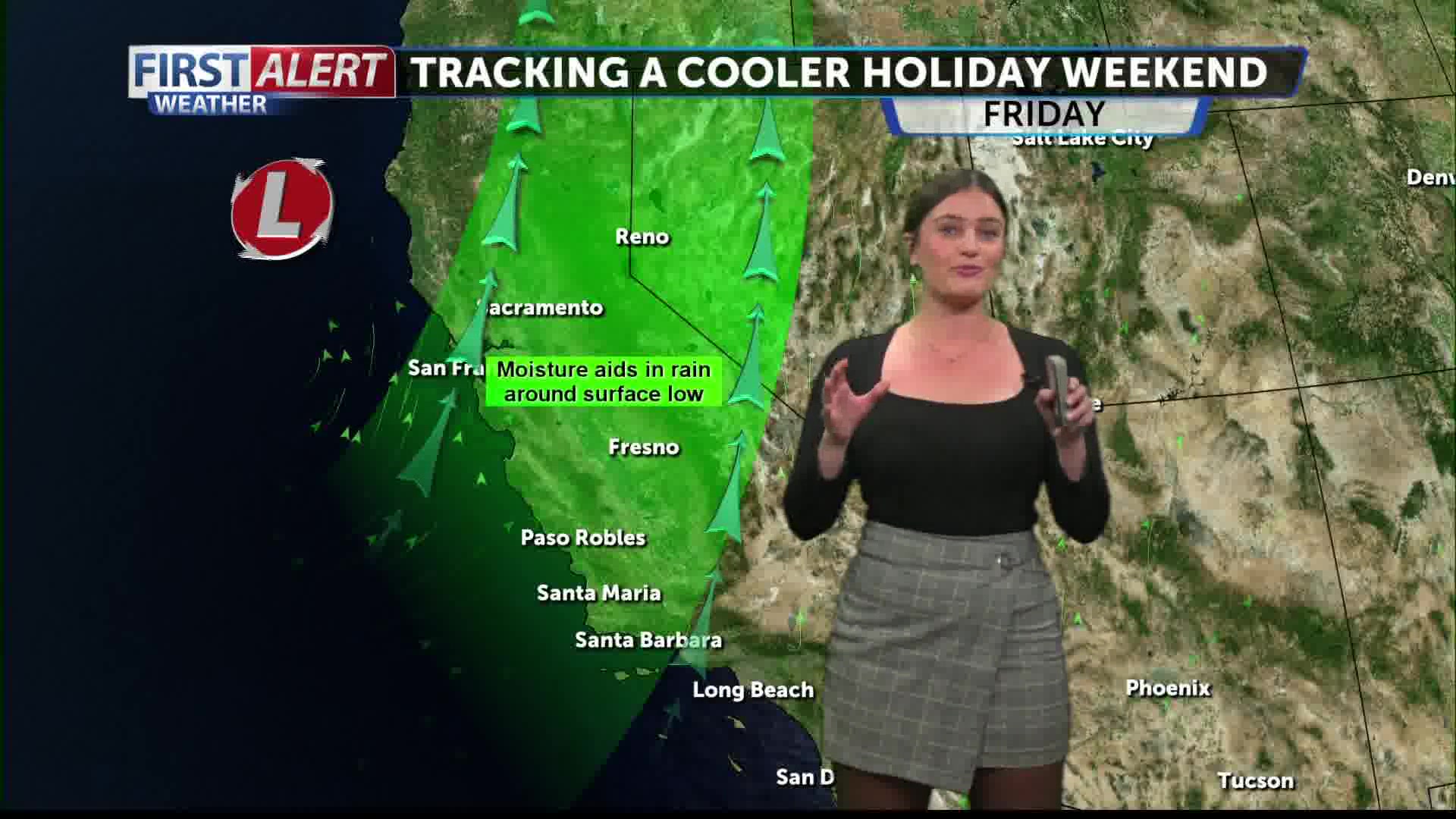 Tracking a cool Thursday