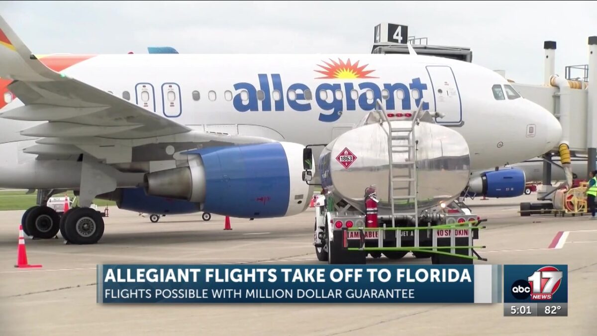 Allegiant Airlines flies to new service destinations following a million-dollar Columbia revenue guarantee