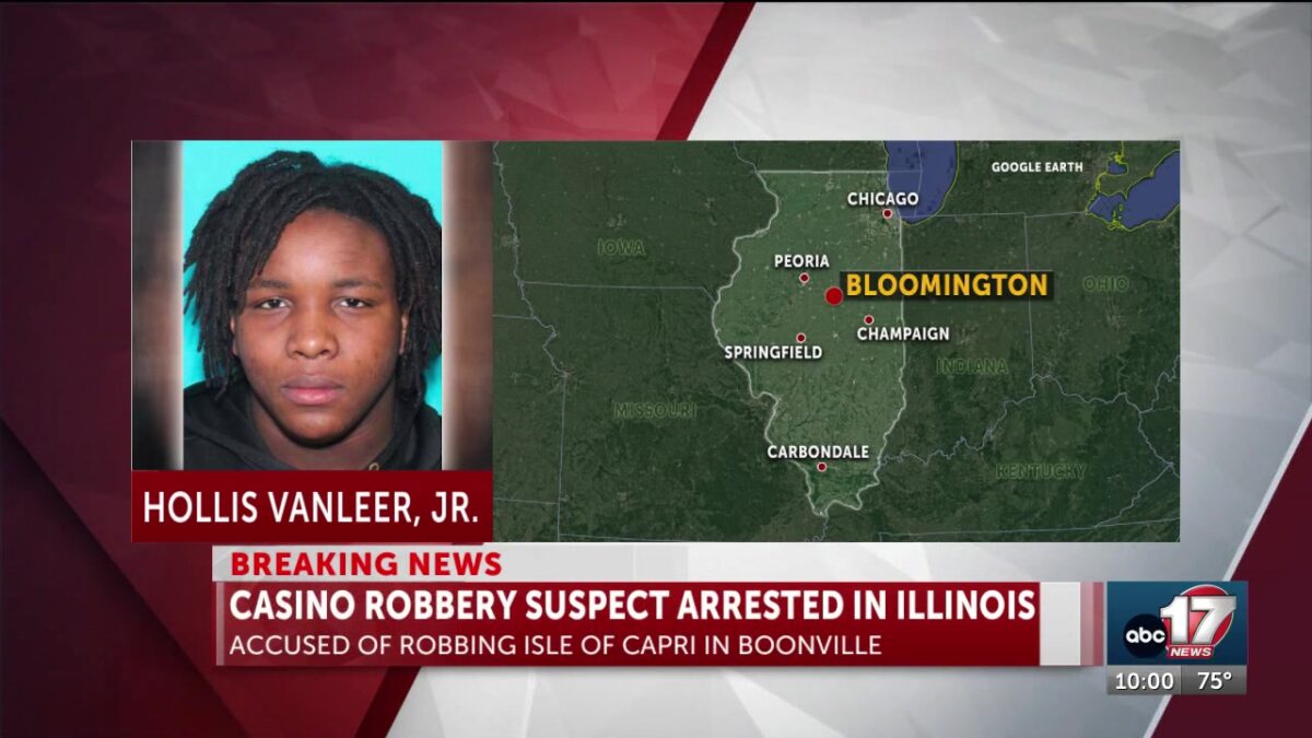 Second man accused in Boonville casino robbery arrested in Illinois