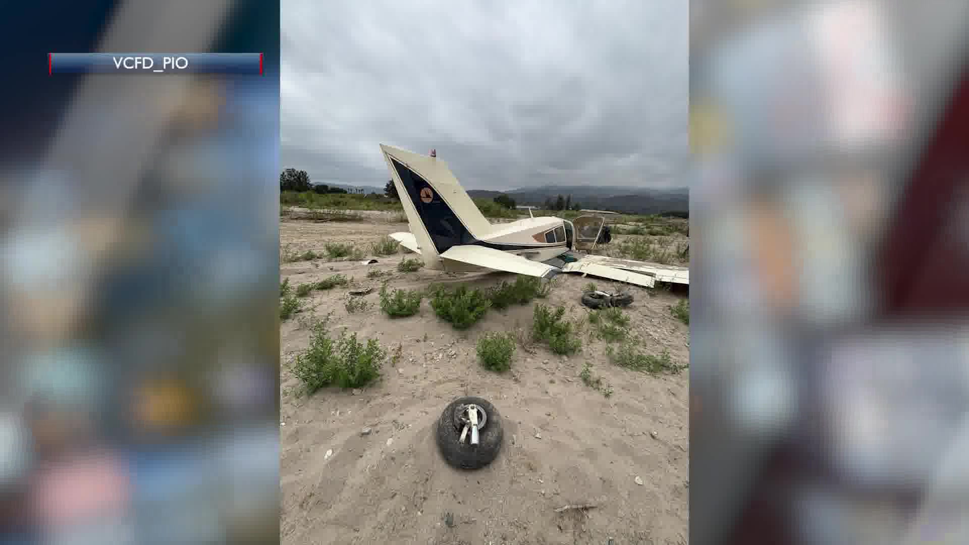 One injured after aircraft crash near Santa Paula Airport
