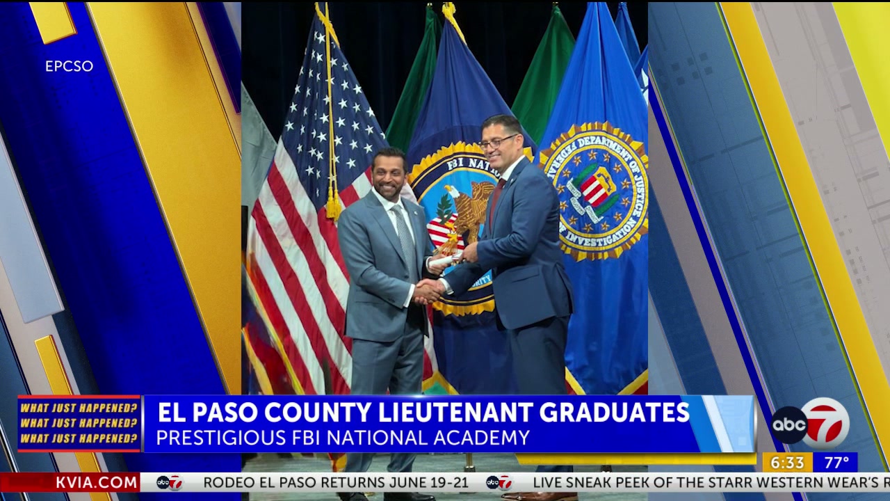 El Paso County lieutenant graduates from FBI Academy