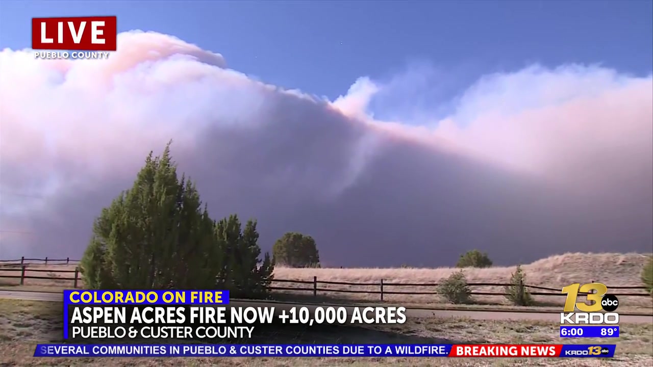 ‘Aspen Acres’ fire approximately 23