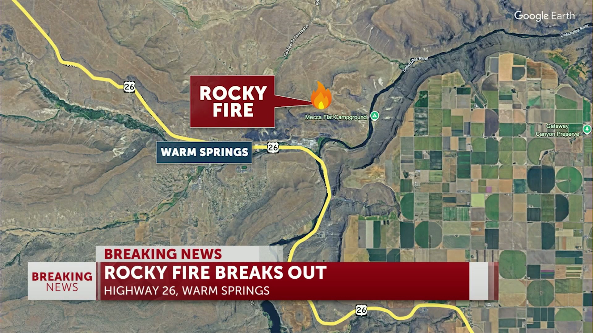 Rocky Fire now at least 30 acres