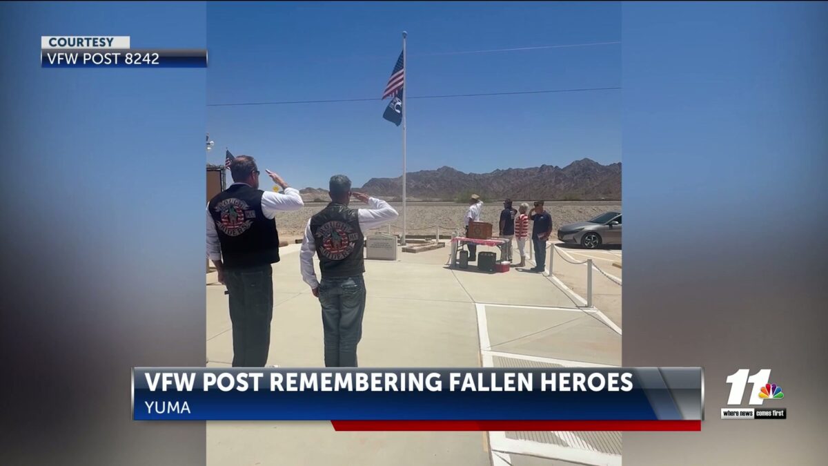 Local Yuma post remembers fallen heroes for Memorial Day