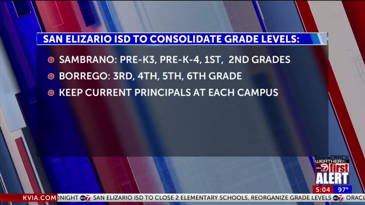San Elizario ISD to close 2 elementary schools