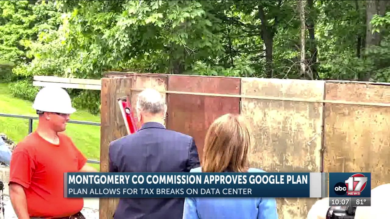 Montgomery County Commission approves tax breaks for Google’s data center