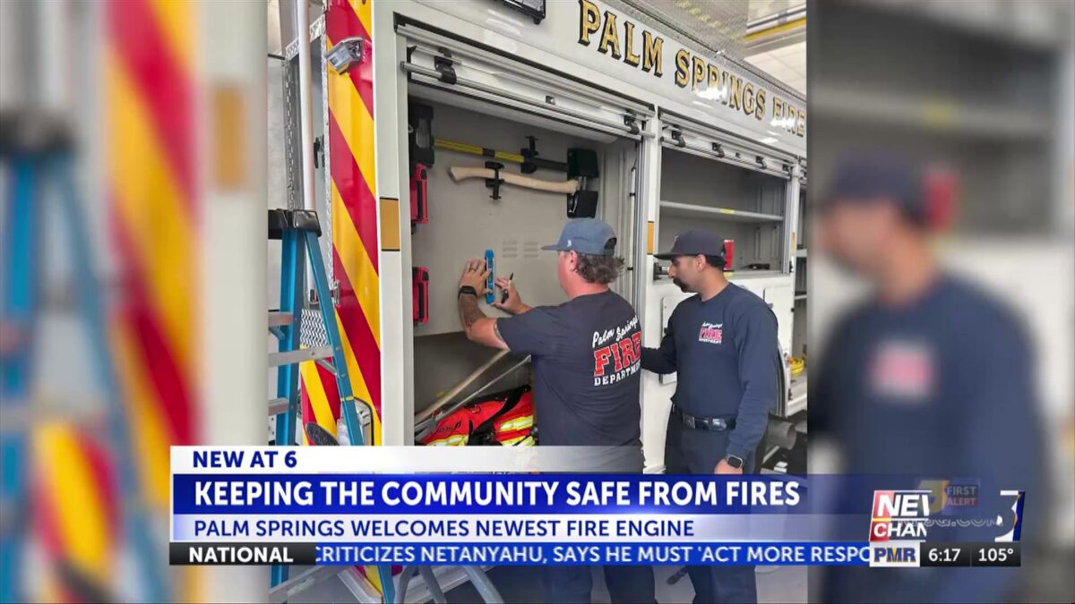 Palm Springs Fire reveals new engines ahead of wildfire season