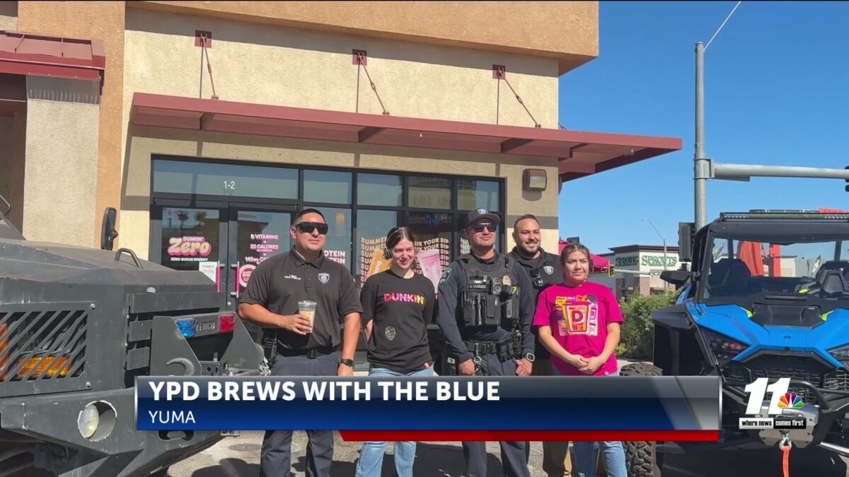 YPD takes over Dunkin’ Donuts for event supporting Amberly’s Place