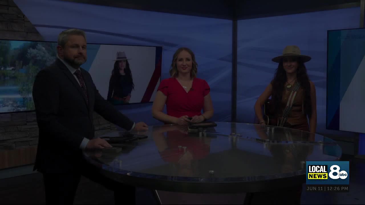 Ashley Wineland Serenades Local News 8