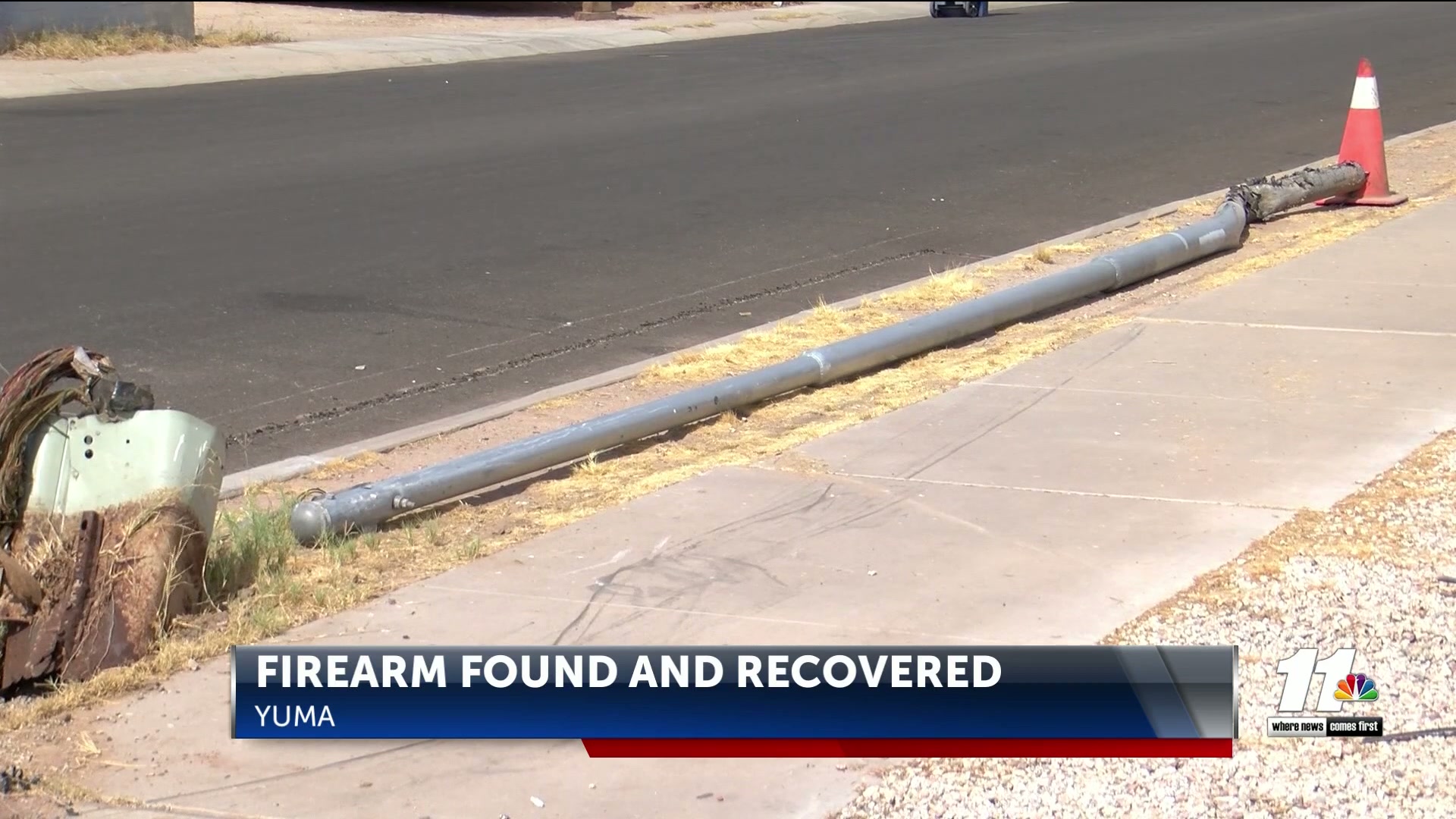 Firearm found on Ninth Avenue in Yuma
