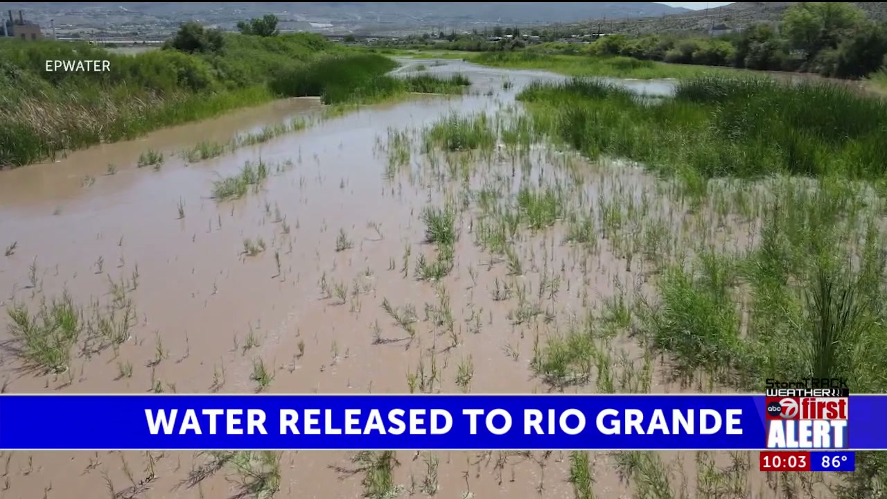 El Paso Water celebrates water released into Rio Grande