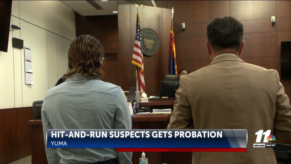 Yuma hit-and-run suspect receives probation after pleading guilty