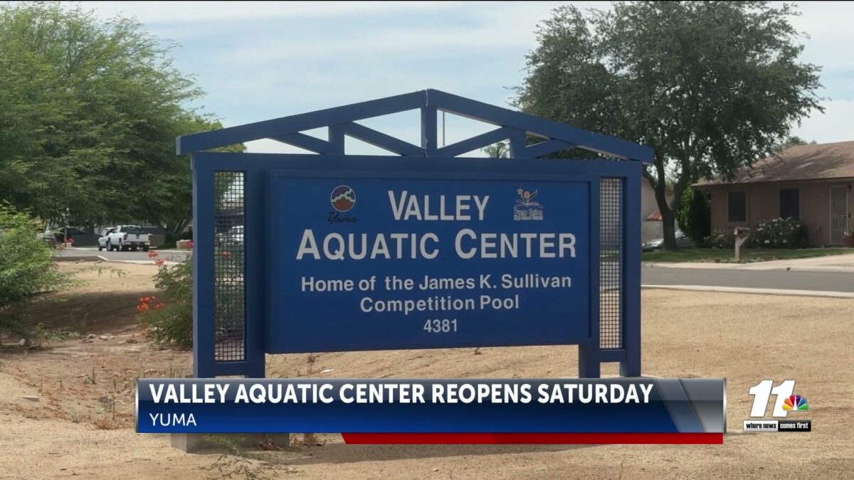 Yuma Valley Aquatic Center set to reopen this weekend after renovations